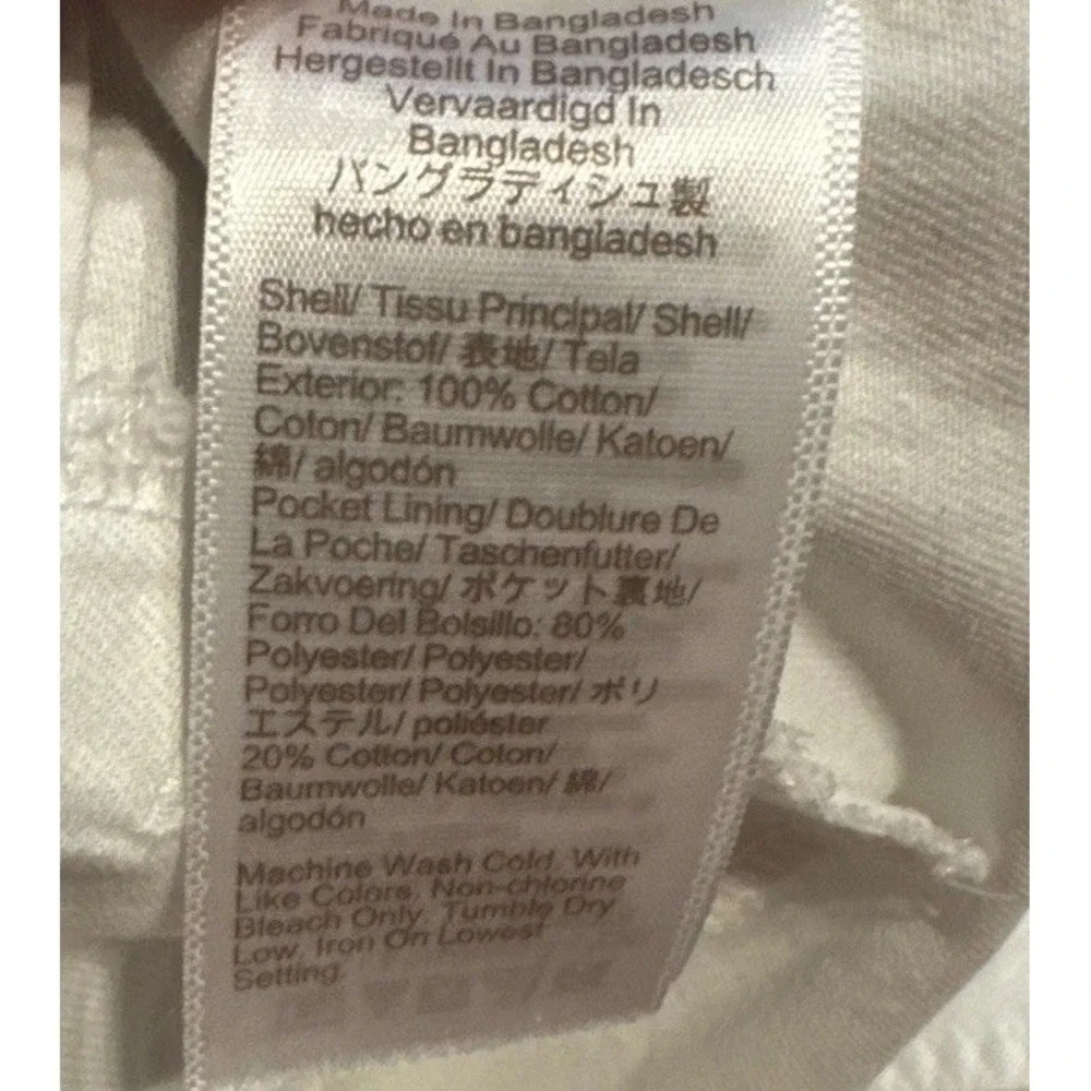 J. Crew Womens White Cotton 5